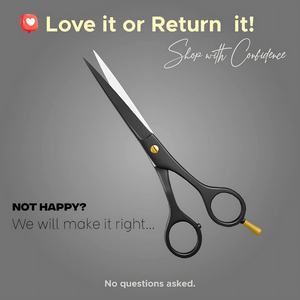 Tijeras de Peluquería para Diestros con Punta de Acero Inoxidable Afilada y Mangos de Acero - Product Image 2