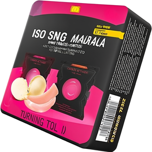 Plaquettes de tournage indexables ISO SNMG 190612E-RMT5315 D. 7.94mm MT-CVD revêtues, lot de 10 pour la coupe des métaux - Product Image 2