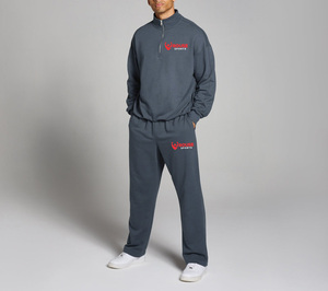 Pantalons de jogging pour hommes en gros personnalisés, très demandés, vente chaude, couleur unie, taille élastique, pantalons d'entraînement - Product Image 1