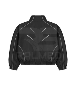 Top Quality Street Wear Windbreaker Tracksuit <b>Elastic</b> <b>Trouser</b> and Colar Jacket 100% Nylon Reflective Lines Windbreaker Tracksuit - Product Image 6