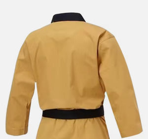 Unisex jiu jitsu <b>kimono</b> Martial Arts Karate Suit Custom OEM Cotton Solid Color Simple Plain Karate Uniform Best Selling Adults - Product Image 4