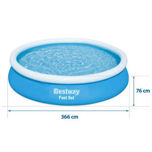 Piscina Inflable de PVC Bestway de 366x76cm para Familias y Niños, Piscina Grande para Jardín, Spa y Natación - Product Image 5