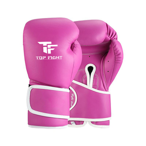 Gants de boxe en cuir de style professionnel personnalisés de 10 oz avec fermeture auto-agrippante pour entraînement sur sac de frappe, sparring et kickboxing - Product Image 4
