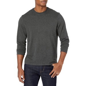T-shirts pour hommes en coton doux écologique, à manches longues, avec logo personnalisé, streetwear, impression sérigraphique - Product Image 6