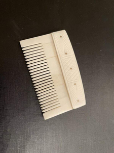 หวีทำมือจากกระดูกควายธรรมชาติ เป็นมิตรกับสิ่งแวดล้อม ขัดเงาด้วยมือ สำหรับดูแลเส้นผมและเคราของผู้ชาย กำลังลดราคา - Product Image 2