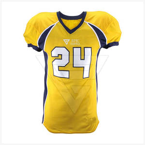 Maillot de football américain pour adulte, personnalisé, à transfert thermique, haute qualité, respirant, séchage rapide, grandes tailles, design tendance, vente chaude - Product Image 6