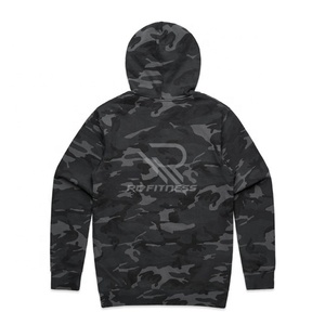 Sudadera con Capucha HIC Personalizada para Hombre, de Algodón Grueso, Estilo Urbano, de Alta Calidad, con Logotipo OEM Bordado, Sin Cordones, para Invierno - Product Image 3