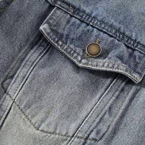 Venta al por mayor chaqueta cómoda abrigo suministro de fábrica chaqueta de mezclilla abrigo al por mayor precios bajos botón chaqueta abrigo con gran oferta - Product Image 5