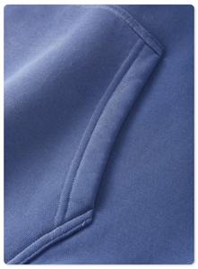 Sudadera con Capucha de Moda para Invierno, Lavado Desteñido, Estilo Informal, Gruesa, 100% Algodón, Felpa, Corte Regular, Personalizable para Hombre - Product Image 4