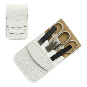 2025 Ensemble de coupe-ongles en acier inoxydable allemand de haute qualité Kits de manucure jetables avec pochette en cuir Service OEM Soins personnels - Product Image 1