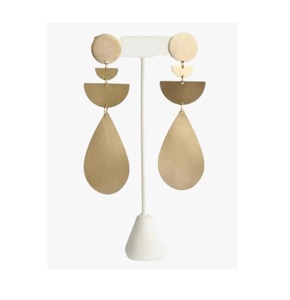 ต่างหูห่วงสแตนเลสทันสมัยทันสมัยเครื่องประดับแฟชั่นน่ารักพร้อมเพชรสำหรับผู้หญิงสำหรับงานแต่งงานหรือของขวัญ - Product Image 5