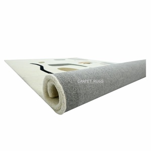 Alfombra de lana moderna hecha a mano, alta exploración de mechones, identidad abstracta, Material de algodón duradero para sala de estar, juegos de alfombras - Product Image 5
