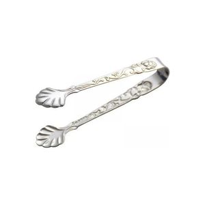 Pinzas para hielo de acero inoxidable pulido con espejo, perfectas para mejorar la presentación de su colección de accesorios de bar - Product Image 1