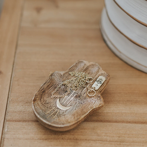 Bandeja de madera con incrustaciones de Luna para decoración del hogar, joyería AMSA hecha a mano, regalos únicos - Product Image 2