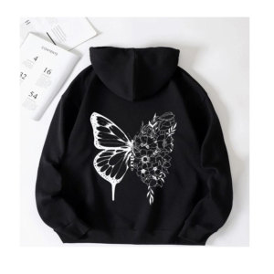 เสื้อฮู้ดสวมหัวผ้าฝ้าย100% ของผู้ชายกำหนดลายเองได้สำหรับฤดูหนาวซับในสีพื้น - Product Image 4