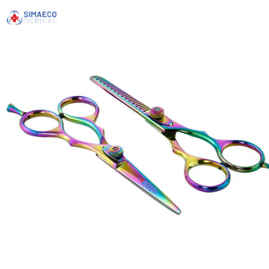 Tijeras adelgazantes de color arcoíris de titanio - Product Image 1