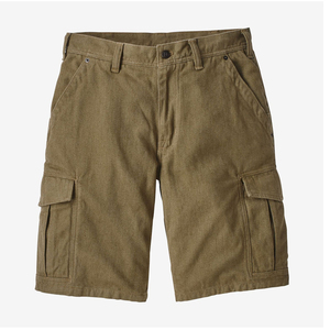 Short cargo d'été léger 100% coton pour hommes Pantalon droit décontracté multi-poches avec coupe ample Style délavé - Product Image 4