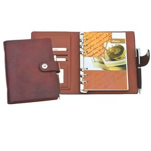 Cuaderno con fecha de cuero Premium de tamaño A5 superventas, diario de escritura con encuadernación térmica de tendencia, regalo para empleados de oficina para estudiantes universitarios - Product Image 6
