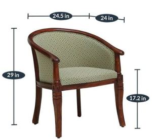 Modern Provincial Teak Finish Wooden Coffee <b>Table</b> Set 2 Scratch-Resistant <b>Chairs</b> for Dining Bedroom Home <b>Bar</b> Gym Latest - Product Image 1