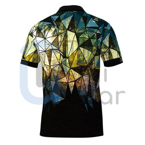 Nueva llegada unisex impreso Golf para Polo camiseta transpirable y de secado rápido diseñado a medida para hombres y mujeres tejido de punto - Product Image 2