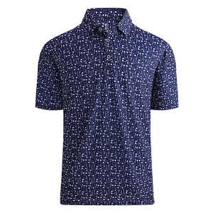 2025 hombres Polo Camiseta de deporte talla grande Color bloque Ultra seco reciclado Polo transpirable resistente envío gratis logotipo personalizado - Product Image 2