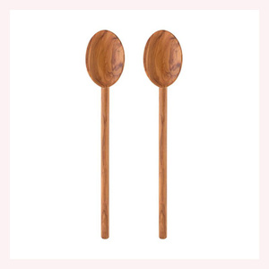 Cuillère de cuisine et de service artisanale en bois d'olivier, ustensile en bois de qualité supérieure, non toxique et écologique pour cuisines gastronomiques - Product Image 2
