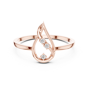 Pendientes largos de plata de 18K con elegantes anillos de diamantes - Product Image 2