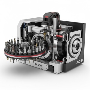 Vente flash : Changeur d'outils automatique Brother ATC, unité de changement d'outils haute précision, changement d'outils rapide, fraisage CNC, perçage, gravure, fiable, 1 an - Product Image 4