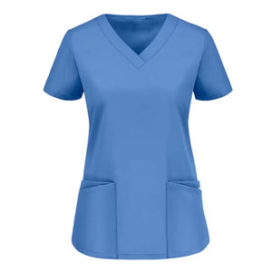 Costumes de gommage Stretch Respirant Femmes Ensembles Jogger Soins Infirmiers Scrubs Uniformes. - Product Image 1