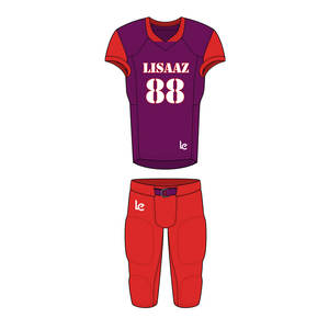 Maillots de football américain personnalisés en maille respirante, grandes tailles, imprimés par sublimation pour clubs universitaires – Vente en gros - Product Image 5