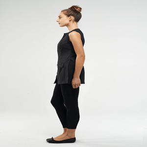 Ensembles de gommages de survêtement anti-rides blancs à la mode pour femmes Uniforme d'infirmière lavable avec tissu tissé doux pour les hôpitaux - Product Image 5