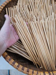 Palillos de bambú con logotipo personalizado Cubiertos biodegradables ecológicos 24cm Reutilizables para acampar de Eco2go Precio de Vietnam - Product Image 2