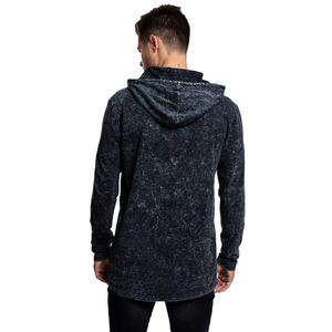 Venta al por mayor sudaderas ligeras sudaderas con capucha de gran tamaño Acid Wash - Product Image 3