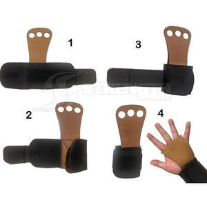 Poignées de gymnastique en cuir longue durée pour la protection des mains lors de l'entraînement physique - Product Image 2