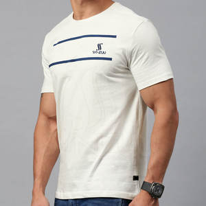 100% camisetas de algodón para hombre, camiseta de último diseño de calidad Premium para hombre, Material transpirable, precio al por mayor, camiseta para hombre - Product Image 2