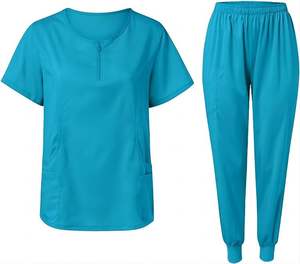 Uniforme de Enfermería Unisex Personalizado para Mujer, Conjunto de Ropa de Trabajo de Enfermera y Doctor, Poliéster, Rayón y Licra - Product Image 2