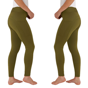 Collants d'équitation d'hiver pour femmes certifiés SGS nouveau Leggings équestres Jodhpur flexibles extensibles - Product Image 2