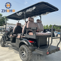 Voiture tout-terrain de luxe 6 places 48V 4KW à prix abordable, idéale pour les plages, les terrains de golf, les parcs