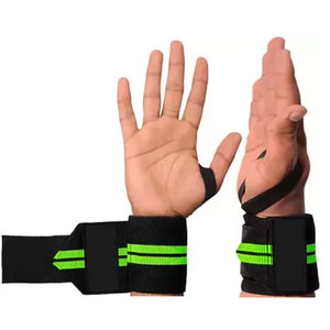 สายรัดข้อมือยกน้ำหนัก สายรัดข้อมือออกกำลังกาย สายรัดข้อมือแบบมีแผ่นรอง สายรัดข้อมือ - Product Image 3