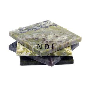 Sous-verre décoratif en marbre incassable multicolore de forme arrondie, idéal pour le thé, le café, la bière, les mariages, les dîners et les fêtes – Meilleures ventes - Product Image 6