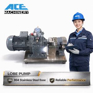 Horizontal Rotary Rotor Lobe Pump for Food Chocolate Cream Honey Transfer High Viscosity Liquid Transport Pump - Product Image 3