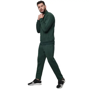 Logotipo personalizado de alta calidad NylonJogging Trajes Zip up High Fashion Men Sport Chándal Poliéster Cortavientos - Product Image 5