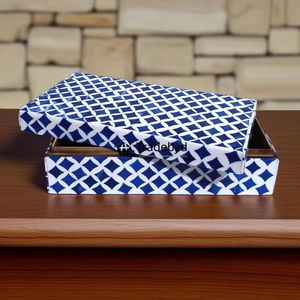 Boîte à bijoux Masterpiece d'incrustation de résine Tradebyd pour l'affichage artistique à la maison de cadeau de stockage - Product Image 2