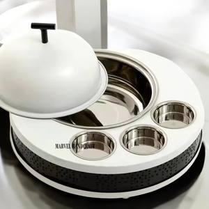 VAISSELLE DÉCORATION DE MARIAGE TENDANCE 2026 PLATEAU DE SERVICE PLATEAU RAMADAN pour EID RAMADAN CADEAU ENSEMBLE DE CUISINE PLATS DE SERVICE GOLFE - Product Image 1