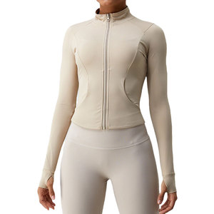 Unique Style Custom <b>Yoga</b> <b>Jacket</b> Ladies Hot Selling High Quality Breathable Eco-Friendly Windproof Highly Fashionable Women's - Product Image 4