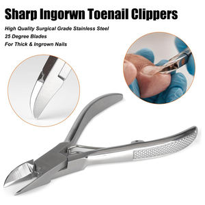 Juego de cortadores de uñas de acero inoxidable con pulido de espejo, cortadores de uñas con punta de resorte individual con asas rusas - Product Image 3