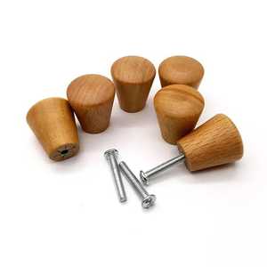 Tiradores de perilla de cocina, tiradores de muebles modernos de madera redondos personalizados, tiradores de puerta de armario a precio barato - Product Image 3