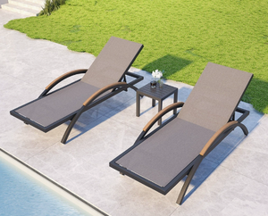 Chaise longue <span class=keywords><strong>d</strong></span>'extérieur en aluminium, service <span class=keywords><strong>de</strong></span> chaise longue <span class=keywords><strong>de</strong></span> plage, chaise longue <span class=keywords><strong>de</strong></span> piscine, chaise longue pliante en maille, chaise longue <span class=keywords><strong>de</strong></span> piscine <span class=keywords><strong>de</strong></span> resort - Product Image 4