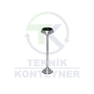 ที่เขี่ยบุหรี่สแตนเลสขนาดเล็กแบบวีไอพีสินค้าสุดหรูสีเทา - Product Image 3