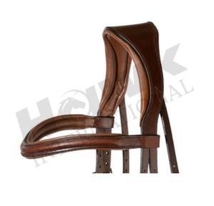 Brida De Filete de cuero de caballo de primera calidad de tendencia superior Brida marrón anatómica con acolchado a precio - Product Image 3